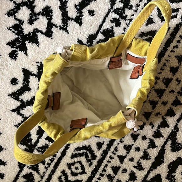 Rag and Bone Yellow Canvas Small Tote - Picture 4 of 9